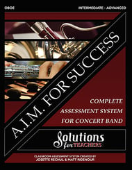 AIM For Success, Book 2 Oboe band method book cover Thumbnail